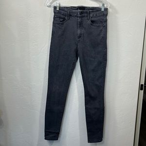 Mother high waisted looker black skinny jeans size 30.